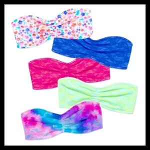 💕ⓅⒾⓃⓀ ⓋⓈ Multi-Color Lace Bandeau Bralette✨NWT💕